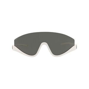 Gucci Shield-Frame Injection Sunglasses White Womens